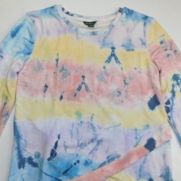 Sale EDDIE BAUER - Tie Dye Infinity Criss Cross Top (Pastel) - Picture 2 of 12